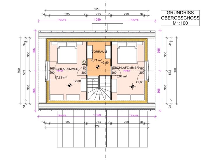 Blockbohlenhaus ERNI (66mm + Holzverschalung, Isoliert) 70 m² – Bild 3
