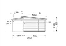 Gartenhaus HELENE 6x4m, 24m² mit 12.5m² Terrasse – Bild 10