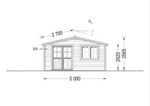 Gartenhaus LINZ, 5x4m, 20m² – Bild 6