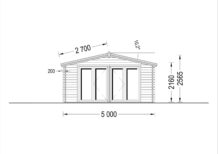 Gartenhaus MARTINA, 5x4m, 20m² – Bild 7