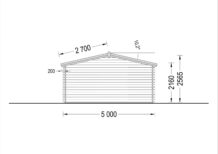 Gartenhaus MARTINA, 5x4m, 20m² – Bild 9