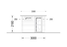 Gartenhaus aus Holz Kit (28mm), 3x2m, 6m² – Bild 7