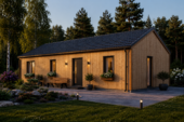 Holzhaus NIKI (Isoliert, 66 mm + Holzverschalung), 66 m² – Bild 3