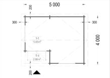 Premium Gartenhaus OTTO 5x4 m, 20 m² – Bild 6