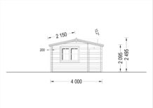 Premium Gartenhaus OTTO 5x4 m, 20 m² – Bild 8