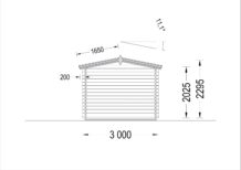 Gartenhaus PETRA (34 mm), 3x4 m – Bild 9