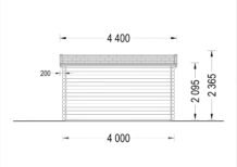 Gartenhaus Meran, 4x3m, 12m² – Bild 10