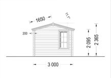 Gartenhaus Meran, 4x3m, 12m² – Bild 6