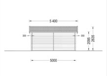 Premium Gartenhaus ROLAND 5x5 m, 25 m² – Bild 9