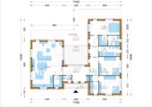 Holzhaus Salzburg (Isoliert, 66mm + Holzverschalung), 139m² – Bild 12