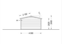 Gartenhaus WIEN 4x3m, 25m² – Bild 10