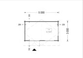 Gartenhaus WIEN 5x3 m, 15 m² – Bild 10