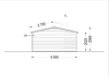 Gartenhaus WIEN 5x3 m, 15 m² – Bild 8