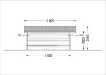 Premium Gartenhaus WIEN, 5x5 m, 25 m² – Bild 9