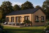Holzhaus NIKI (Isoliert, 66 mm + Holzverschalung), 66 m² – Bild 6