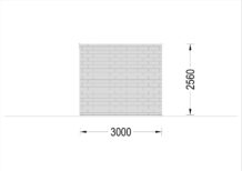 Gartenhaus BRITA 3x3m, 9m² – Bild 8