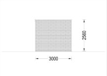 Gartenhaus BRITA 3x3m, 9m² – Bild 10