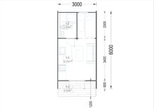 Gartenhaus BRITA 3x6 m, 18 m² – Bild 7