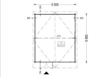 Premium Gartenhaus WIEN, 5x6 m, 30 m² – Bild 7