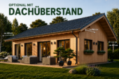 Holzhaus NIKI (Isoliert, 66 mm + Holzverschalung), 66 m² – Bild 2