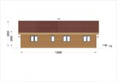 Blockbohlenhaus LIENZ (66 mm + Holzverschalung Isoliert) 103 m² – Bild 5
