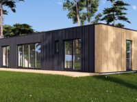 Wohnhaus BERTA 1 (66 mm + Holzverschalung Isoliert), 46 m²