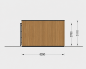 Wohnhaus BERTA 3 (66 mm + Holzverschalung Isoliert), 75 m² – Bild 6