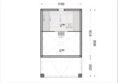 Blockbohlenhaus ANNA (44 mm + Holzverschalung ), 39 m² Extra Isoliert – Bild 7