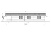 Blockbohlenhaus GOSAU (44+44 mm), 6×15 m, 90 m² – Extra Isoliert – Bild 11
