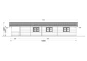 Blockbohlenhaus GOSAU (44+44 mm), 6×15 m, 90 m² – Extra Isoliert – Bild 11
