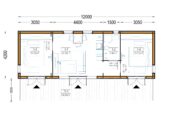 Blockbohlenhaus ADRIAN (44mm + Holzverschalung ), 50m² Extra Isoliert – Bild 9