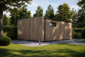 Gartenhaus PREMIUM (34mm + Holzverschalung), 6.5x4.5m, 30m² Isoliert – Bild 4