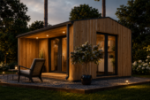 Gartenhaus TAURUS (34 mm + Holzverschalung), 7x4 m, 28 m² – Bild 2