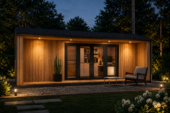 Gartenhaus TAURUS (34 mm + Holzverschalung), 7x4 m, 28 m² – Bild 4