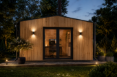 Gartenhaus TAURUS (34 mm + Holzverschalung), 7x4 m, 28 m² – Bild 3