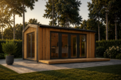 Gartenhaus ERMONES (34mm + Holzverschalung), 5x3m, 15m² Isoliert