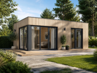 Gartenhaus PREMIUM (34mm + Holzverschalung), 6.5x4.5m, 30m² Extra Isoliert