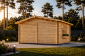 Premium Gartenhaus WIEN, 5x5 m, 25 m² Isoliert – Bild 4