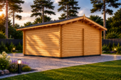 Premium Gartenhaus WIEN, 5x5 m, 25 m² Isoliert – Bild 3