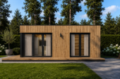 Premium Gartenhaus (34–44 mm + Holzverschalung), 6,5×4,5 m – 30 m² Extra Isoliert – Bild 5