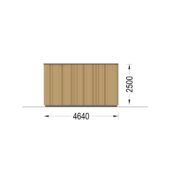 Holzhaus Tobi, 47m² 66mm Extra Isoliert – Bild 11