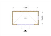 Premium Gartenhaus (Isoliert, SIPS), 6x3 m, 18 m² – Bild 6