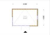 Premium Gartenhaus (Isoliert, SIPS), 6x4 m, 24 m² – Bild 6