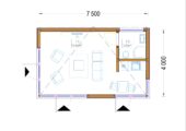 Premium Gartenhaus (Isoliert, SIPS), 7.5x4 m, 30 m² – Bild 6