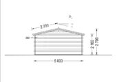 Premium Gartenhaus WIEN, 5x6 m, 30 m² Isoliert – Bild 9