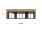 Holzhaus KULM 1 (66 mm + Holzverschalung) 48 m² Isoliert – Bild 10