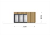 PREMIUM GARTENHAUS (Isoliert, SIPS), 5x3 m, 15 m² – Bild 7