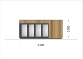 Premium Gartenhaus (Isoliert, SIPS), 6x4 m, 24 m² – Bild 7