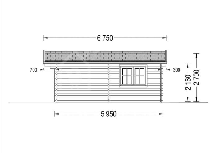 Premium Gartenhaus WIEN, 5x6 m, 30 m² Isoliert – Bild 10