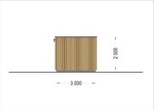 PREMIUM Gartenhaus (Isoliert, SIPS), 4.1x2.4 m, 10 m² – Bild 8